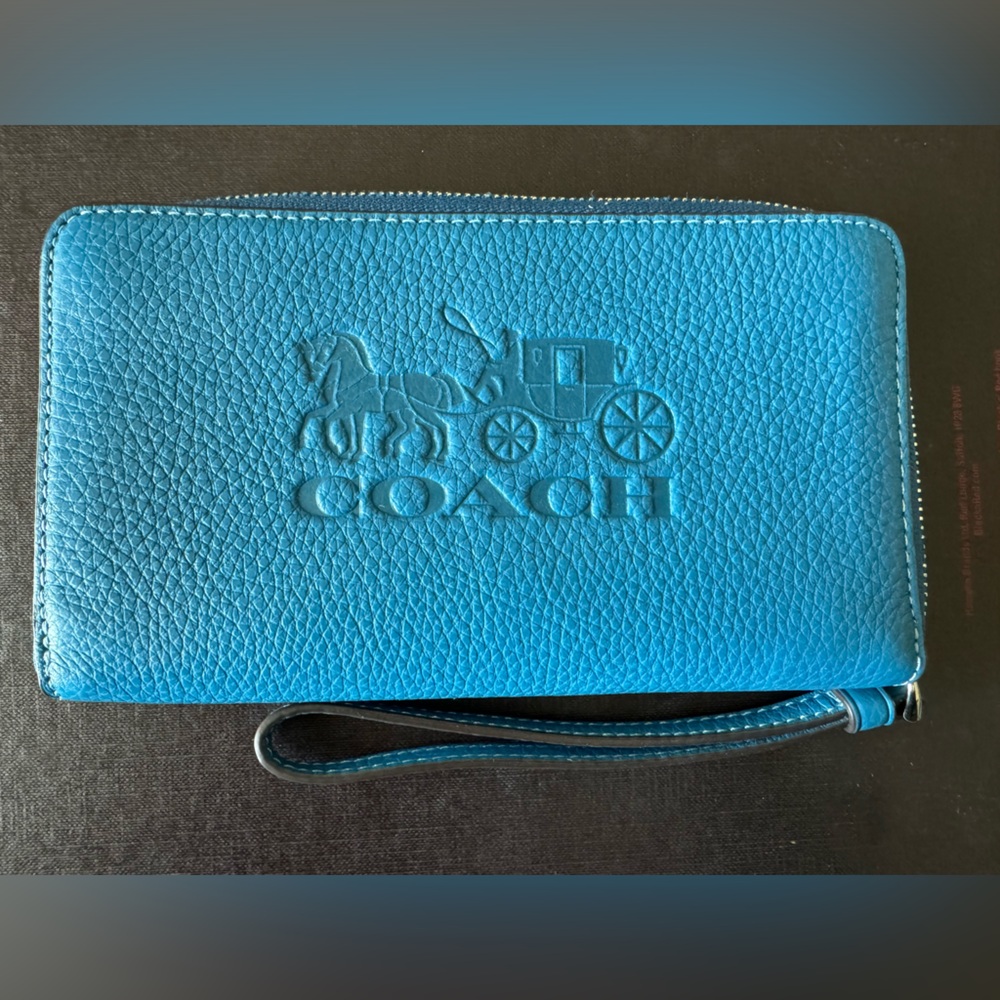 Coach New Horse & Carriage Leather Wallet